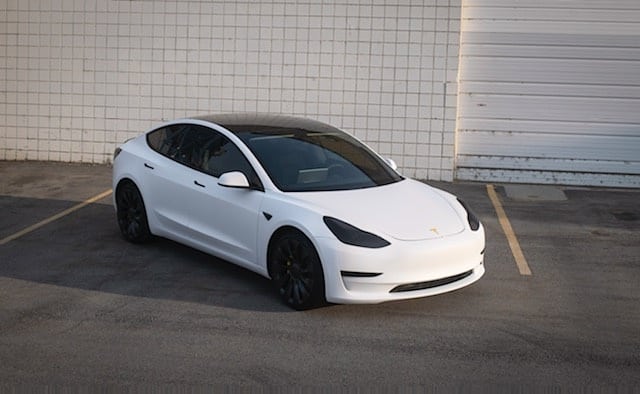 Window Tinted Tesla