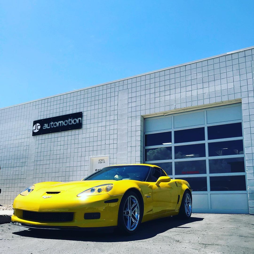 Yellow Corvette Side