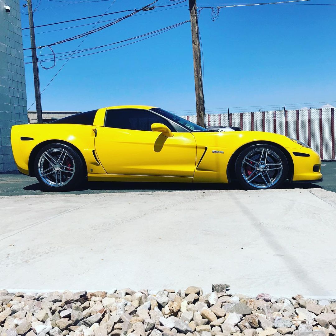 Yellow Corvette Sided