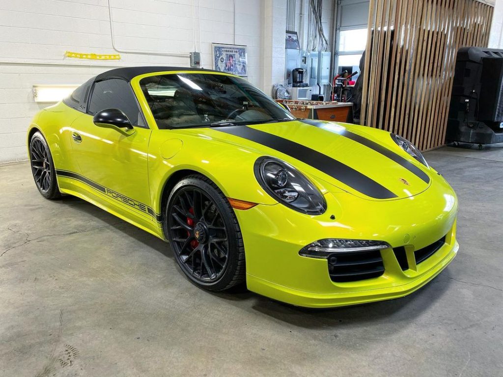 Vinyl Wrapped Porsche